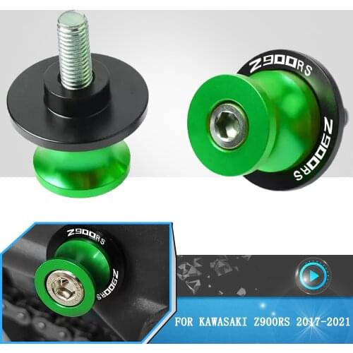 For KAWASAKI z900rs Z 900RS Z900 RS 2017-2021 2020 2019 Motorcycle Aluminum Accessories Swingarm Spools slider 8mm stand screws