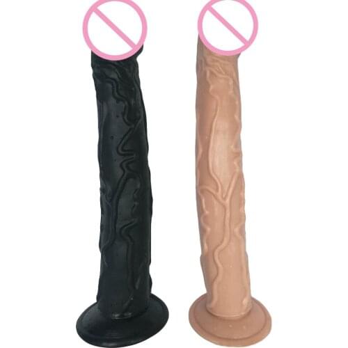 33*4.9cm big Suction cup dildo,rubber penis,dildo realistic,sex products,sex toys for woman,adult sex toys