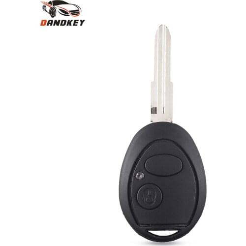 Dandkey Replacement 2 Buttons Uncut Blade Blank Remote Car Key Shell Cover Fob Case For Land Rover Sport LR3 Discovery 1999-2004