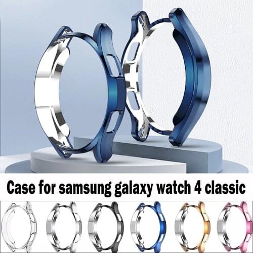 42mm 46mm Case For Galaxy Watch 4 Classic Anti-knock Soft TPU Cover Protection on For Samsung Watch 4 Classic 42mm 46mm Shell