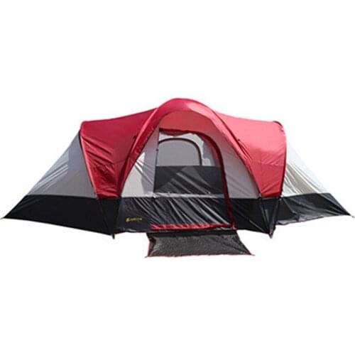 2-8 People Double Layer Camping Tent Windproof Waterproof Automatic Tent Family Outdoor Instant Setup Tent 4 Season