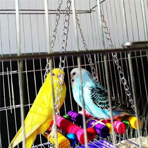 Small Pets Hammock Birds Swing Toys Hanging Cage for Conures Parrots Parakeets Finches Hamster Squirrel Chinchilla