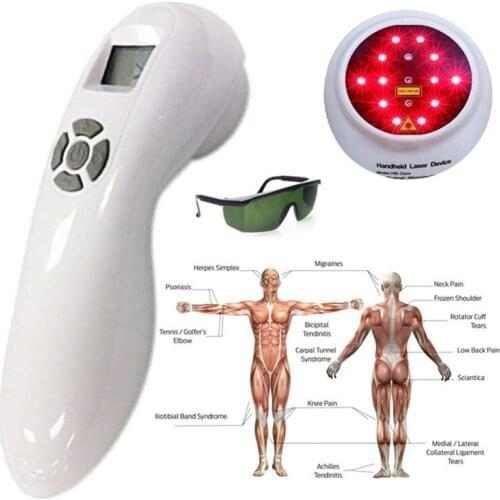 LLLT 650nm and 808nm Cold Laser Physical Therapy Handy B Cure Device Back Pain/Neck Pain/Shoulder Pain Relief