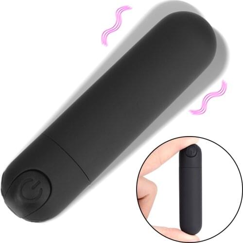 Powerful Bullet Vibrator Sex Toys for Women Female Masturbator USB Charge 10 Frequency Clitoral Stimulator Vaginal G Spot