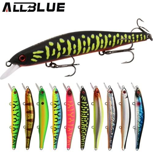 ALLBLUE VULCAN 110SP Suspend Wobbler 17g/110mm Magnetic Drive System Longcast Minnow Pike Bass Hard Plastic Fishing Lure Tackle