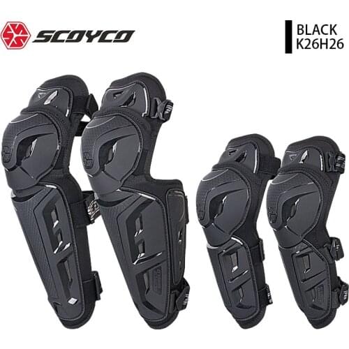 Scoyco K26 Motorcycle Knee Pads Motocross Off-road Knee Guard Protective Gear Wearable Motocross Elbow Pads+Knee Pads