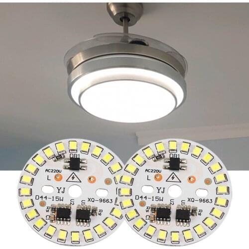 5 Pcs/lot DIY LED SMD Chip for Bulb SMD 15W 12W 9W 7W 5W 3W Light Chip AC220V Input Smart IC LED Bean For Bulb White Light