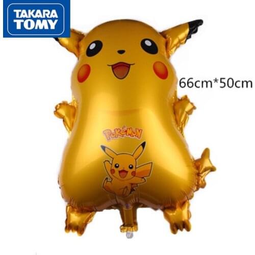 Takara Tomy Pokemon Balloon Fantasy Theme Party Decoration Pikachu Squirtle Bulbasaur Birthday Party Pocket Balloon Gift