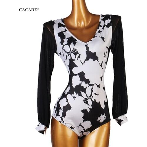 Leotard Bodysuit for Ballroom Dance Competition Dresses Waltz Tango Dance Dresses Standard Wear Costume Customize D0077 Body