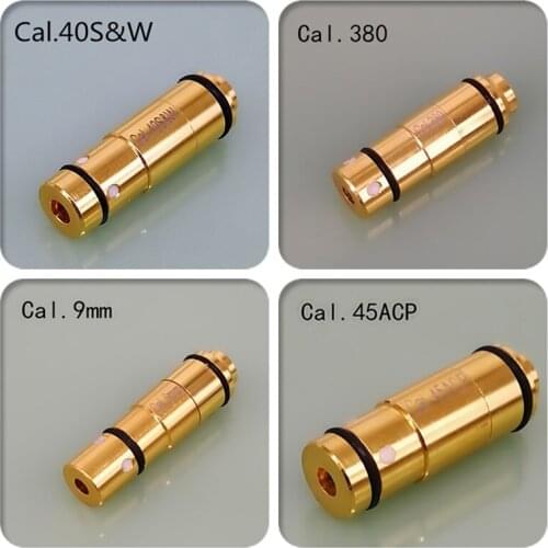 80ms delay) laser Ammo Bullet Laser Cartridge for Dry Fire Training Shooting Simulation .40S&W 45ACP 380ACP 9mm and replace