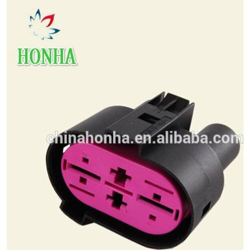 1J0 906 234 4 Pin/Way Waterproof Electrical Fan Controller Connector Sub Air Pump Plug