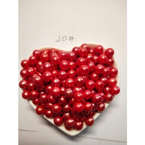 2019 DIY Loose beads Accessories 6-8mm round Pearl Mixed Colors Love Wish Freshwater Pearl Oyster wholesale N2