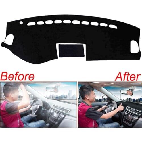 BBQ@FUKA Car Dash Board Dashboard Cover Dashmat Dash Mat Sun Visor Pad Auto Interior Part Accessories Fit for 2003-2008 Mazda 6