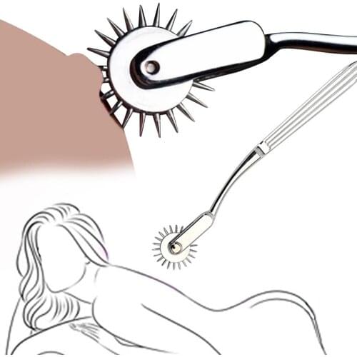 BDSM Bondage Adult Games Sex Toys For Woman Men Couples Nipple Tickler Metal Wheel Slave Fetish Clitoris Penis Skin Stimulator