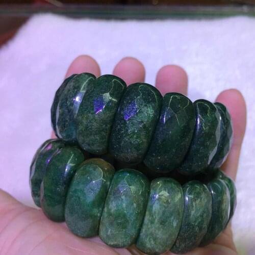 Natural african jade stone beads bracelet natural gemstone bangle charming jewelry for woman for gift wholesale
