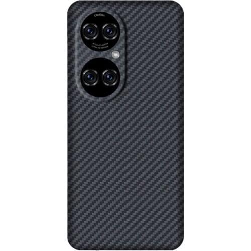Real Carbon Fiber Phone Case For Huawei P50 Pro Case Ultra-thin Full Protection Armor Shockproof Back Cover for Huawei P50 Coque