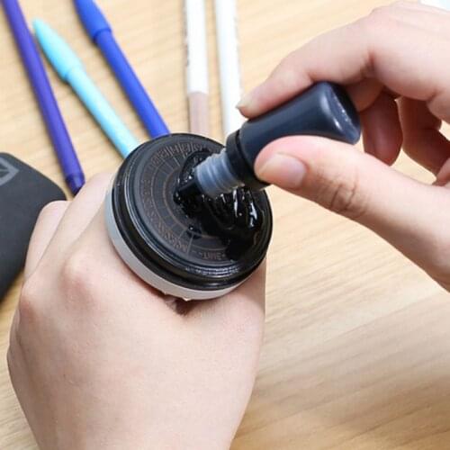 10ml Flash Refill Ink For Photosensitive Seal Stamp Oil Stamping Machine DIY Office Supplies 2XPF