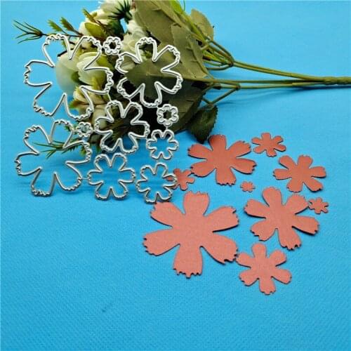 Flowers New 2021 Metal Cutting Dies for Scrapbooking Mold Cut Stencil Handmade Tools DIY Card Make Mould Model Craft Decoration