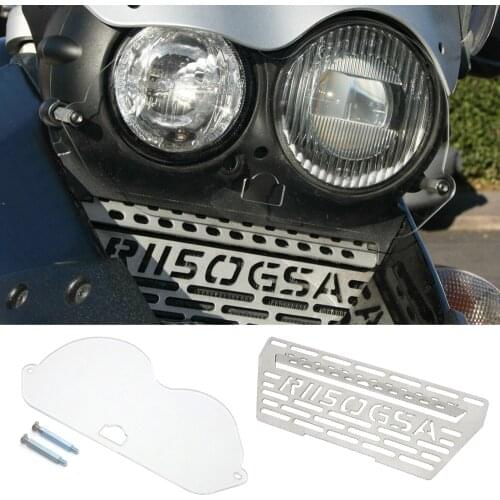 For BMW R1150GS R1150GSA ADV R 1150 R1150 GS GSA Motorcycle Oil Cooler Radiator and Headlight Headlamp Protector Guard Cover Cap
