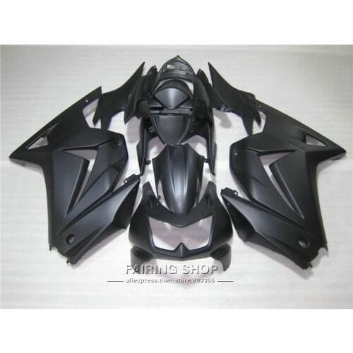 100% new injection mold fairing kit For Kawasaki ninja 250r 08 09 10-14 2008-2014 matte black EX250 fairings set PO27