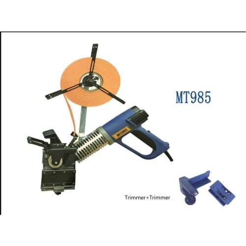 New MT985 Small Portable Edge Banding Machine Curve Straight Manual Edge Bander Woodworking Edge Banding Machine 220V/50Hz 2000W