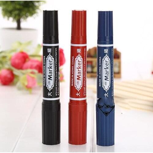 5pc Double head marking Marker Pens Painting Drawing art Marker pen Stationery Office school supplies