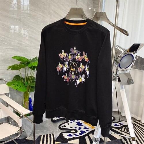 Europe Style Fashion Women/Mens casual loose Sweatshirts High Quality print Mens O-neck Hoodies Top B880