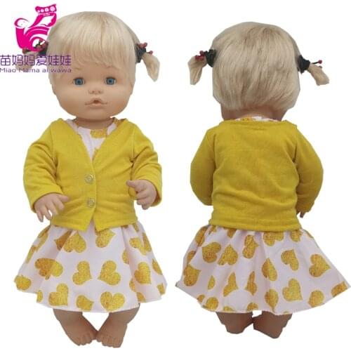 Nenuco Doll Clothes Ropa Y Su Hermanita 16 Inch Reborn Baby Dolls Coat Children Girl Toys Gift