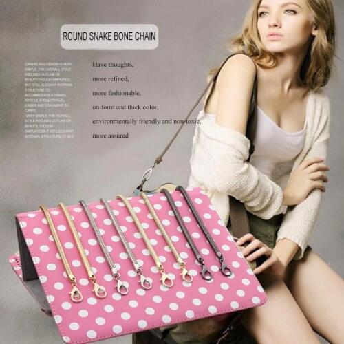 Snake bone chain bag hardware accessories belt female bag chain belt single buy metal chain diagonal bag belt fashion trend