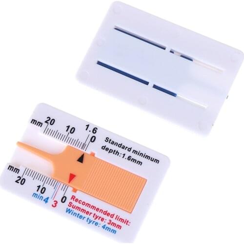 1Pcs 0-20mm Car Tyre Tire Tread Depth Gauge Meter Measurer Tool Range:0-20MM
