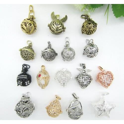 1pc Sale Good Quality Various Shapes Openable Locket DIY Necklace Jewelry Pendants