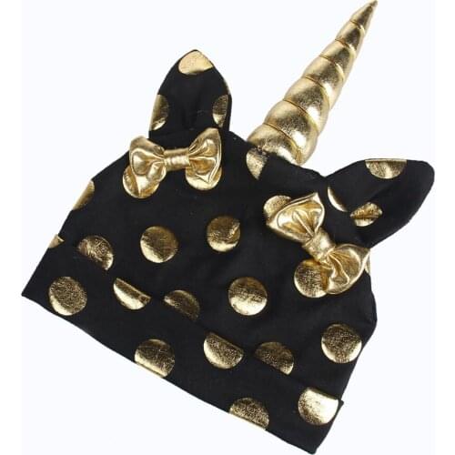 1pcs 2018 Spring Knitting Cap Boys Girls Unicorn Hat Bow Tie Knitted Skullies Beanies hat Children Cute Warm Knit Hat 8 Color