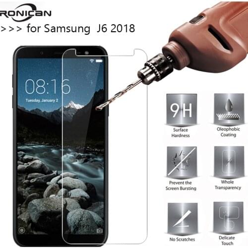 2.5D 9H Premium Tempered Glass For Samsung Galaxy J6 2018 J600F J600G Screen Protector protective film for Samsung Galaxy J6