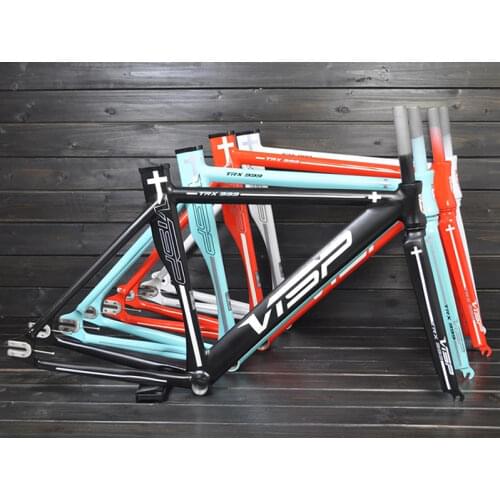 Fixed gear frame VISP frame extra light AL6061 frame sets with multiple colors bicycle frame Alloy frame