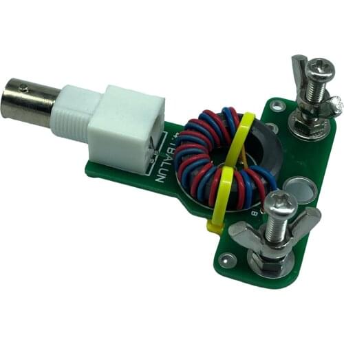 4:1 Miniatures Current Balun Adapter HF Antenna for Ham Radio Balance-unbalanced Conversion