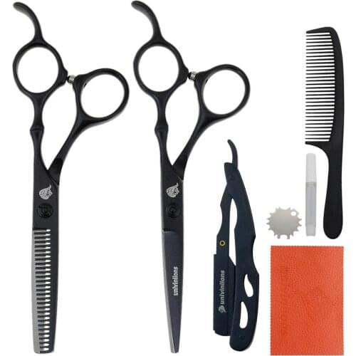 5.5" Razor Hairdressing Scissors Professional Hair Cutting Shears Cheap Barber Thinning Shears Hair Scissors Japan Haircut Kit