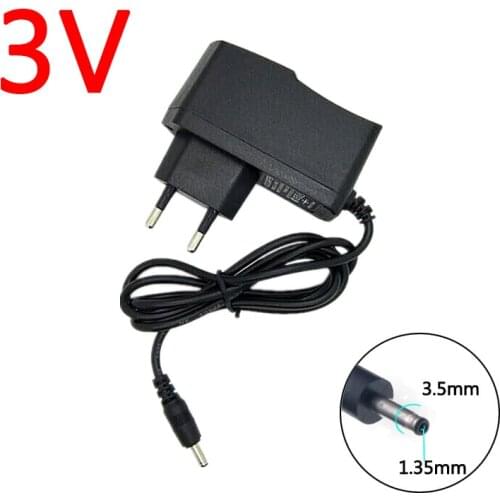 AC 100-240V DC 3V 1A Power Charger Adapter 3 V Volt For TECSUN R909 DR920c R9012 R305 R-909 DR-920C R-305 R-9012 radio receiver