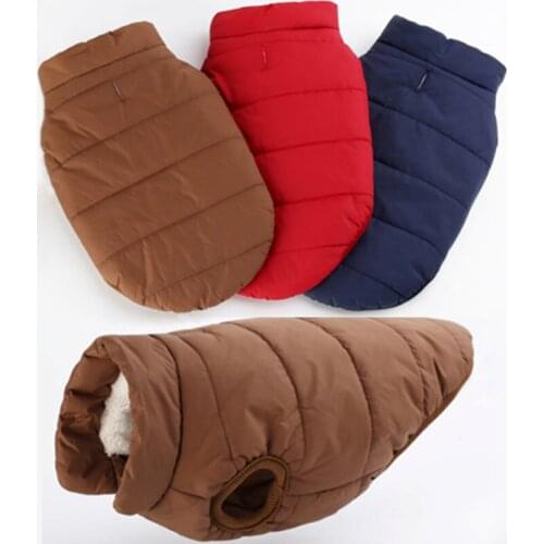 Plus Velvet Winter Pet Coat Jacket Clothes for Dogs Warm Dog Clothes for Small Dogs Thicken Christmas Chihuahua Costume Mascotas