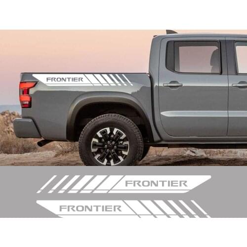 Pickup Rear Trunk Side Decals For Nissan Frontier NP300 Car Stickers Truck Graphic Vinyl Decor Cover Auto Exterior Accessories