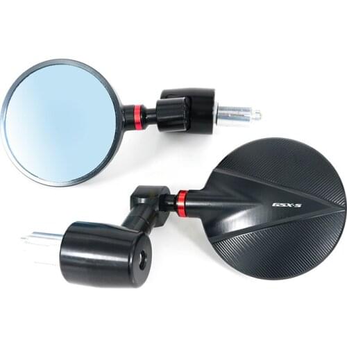 For SUZUKI GSX-S750 2007-2019 GSX-S1000/F 2015 2016 2017 2018 2019 Motorcycle CNC Rear View Side Mirrors Handle Bar End Mirror