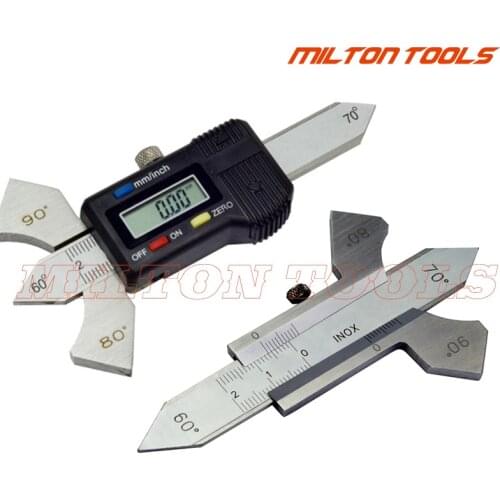 0-20mm stainless steel Digital Welding Seam measure vernier weld gauge weld inspection ruler 60 70 80 90 Degree Angle Measure