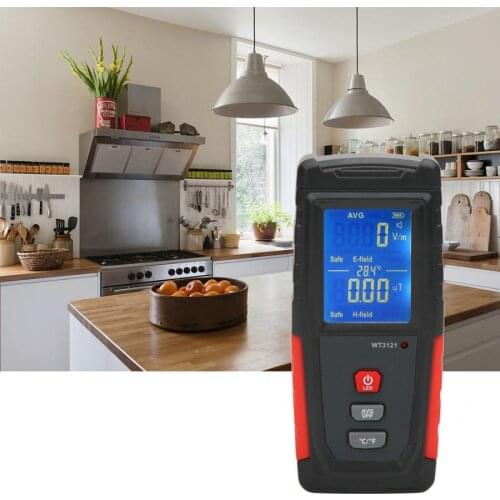 Radiation Dosimeter Household Phone Computer Electromagnetic Field Radiation Detector LCD Mini EMF Tester Meter Measurement