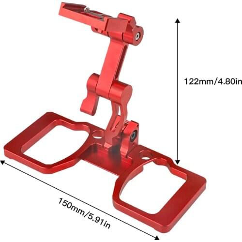 Red Aluminum Alloy Holder Suitable For DJI AIR 2S /MINI /MINI 2/SPARK /FIMI X8 MINI/ FIMI X8 SE Remote Control Drone Accessories