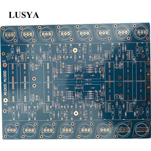Lusya 2pcs Class A power amplifier PCB board Reference Music Fax A1000 Line 4ohm 120W*2 AC 18V T1096