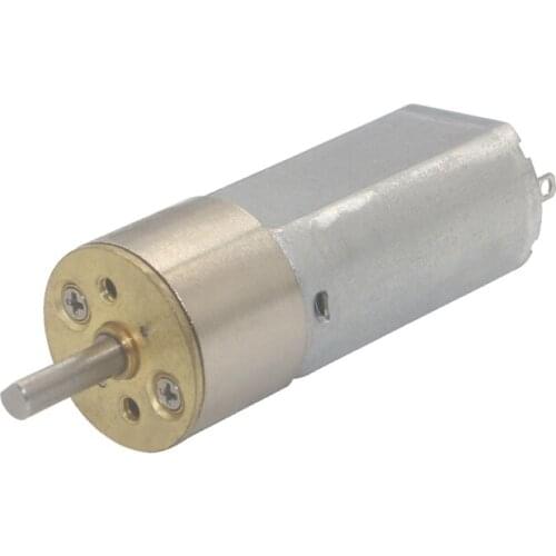JGA16-050 miniature DC reduction motor gear dustproof water light needle vanadium titanium special motor 3 ~ 12V