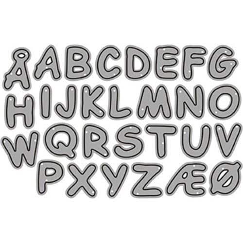 2021 New Number Letter Metal Cutting Dies Stencil DIY Scrapbooking Album Paper Card Template Mold Embossing Craft Decoration