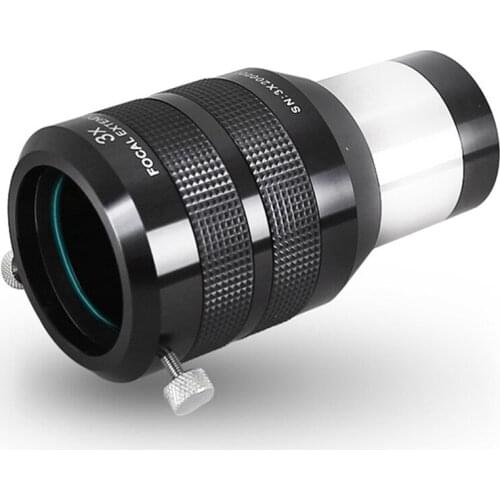 NEW-Maxvision 2 Inches 3X Apochromat Power Barlow Lens Metal Focal Extender Lens