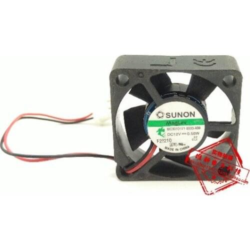 SUNON MC30101V1-0000-A99 Server Cooling Fan DC 12V 0.58W 30x30x10mm 2-wire