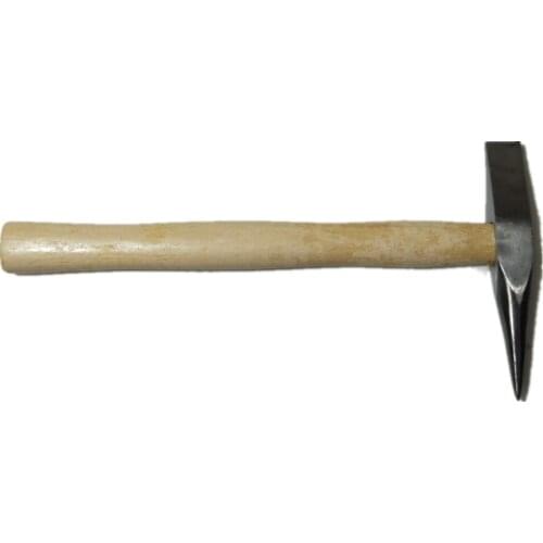 High Carbon Steel Derusting Welding Slag Hammer With Wood Handle Knock Rust flat head safety hammer welder cleaning Chipper Tool