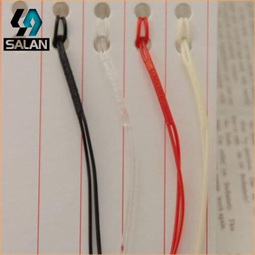 Spot wholesale PVC soft rubber needle rubber belt tag rope transparent rubber band clothing sling hanging tablets